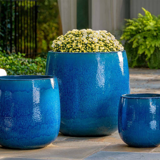 Potrero Planter - Cerulean Blue - S/3