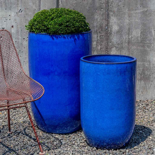 Cole Planter - Riviera Blue - S/2