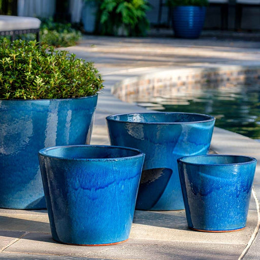 Portale Planter - Cerulean Blue - S/4