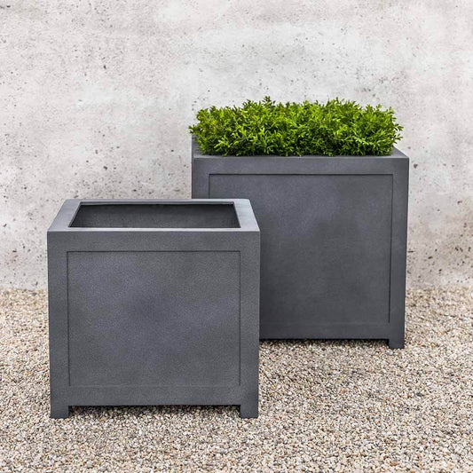 Lg Oxford Square Planter - English Lead Lite