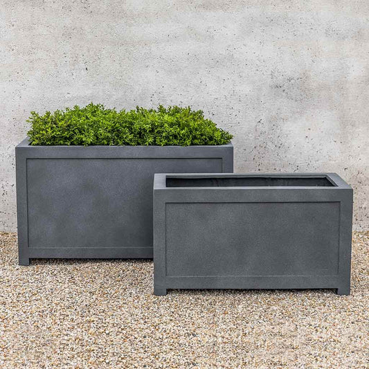 Lg Oxford Rectangle Planter - English Lead Lite