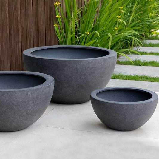 Md Piccadilly Planter - Charcoal P-Lite