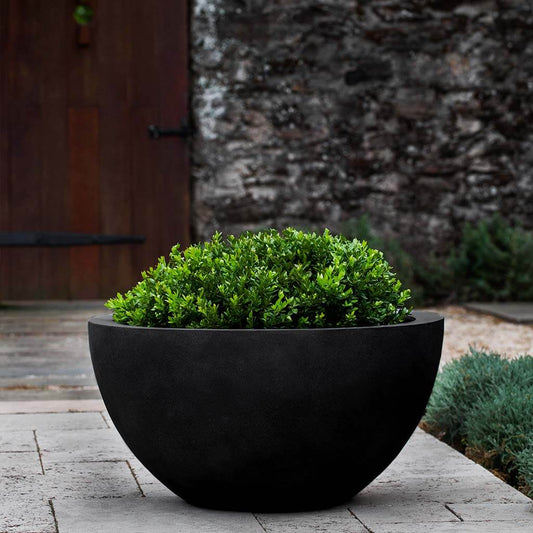 Lg Piccadilly Planter - Onyx Black Lite