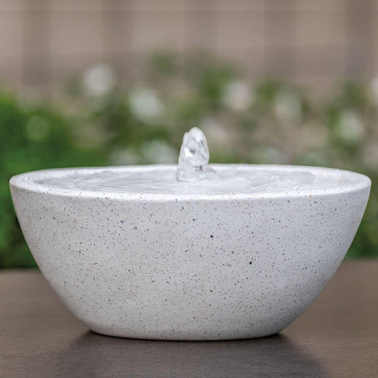 Geo Oval Fountain-Terrazzo - S/1