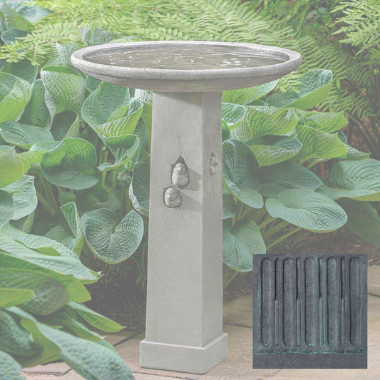 Birdhouse Birdbath