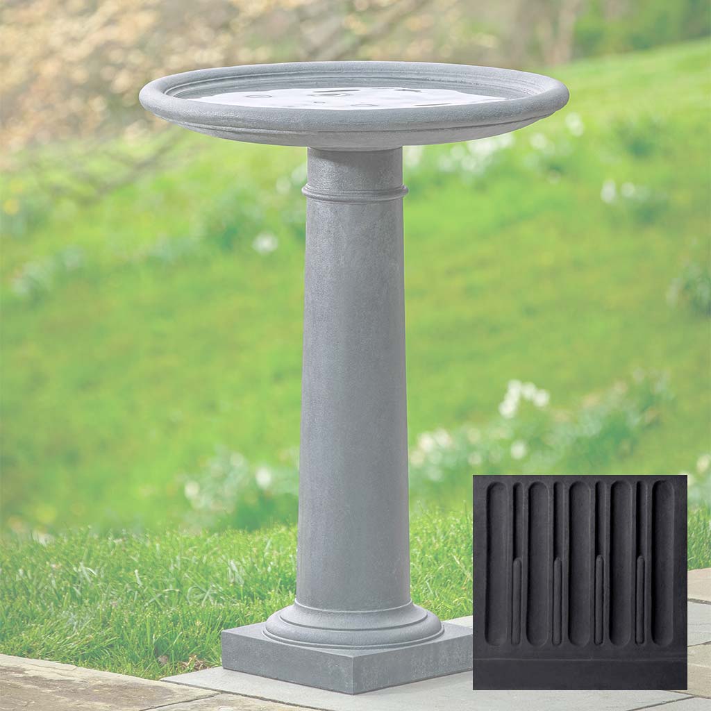 Classic Column Birdbath