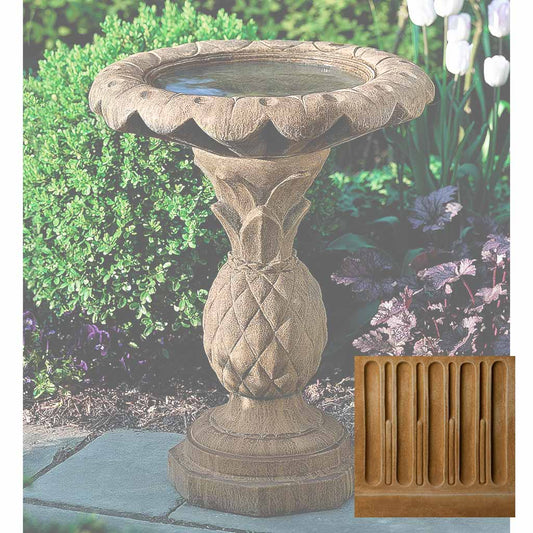 Pineapple Birdbath
