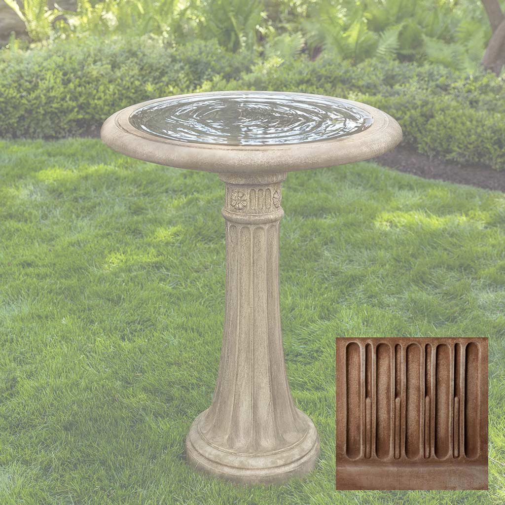 Chestnut Hill Birdbath