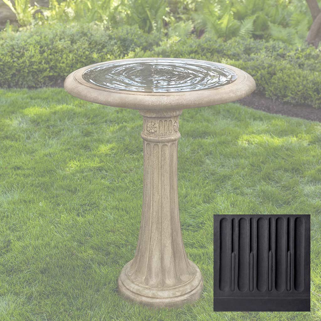 Chestnut Hill Birdbath