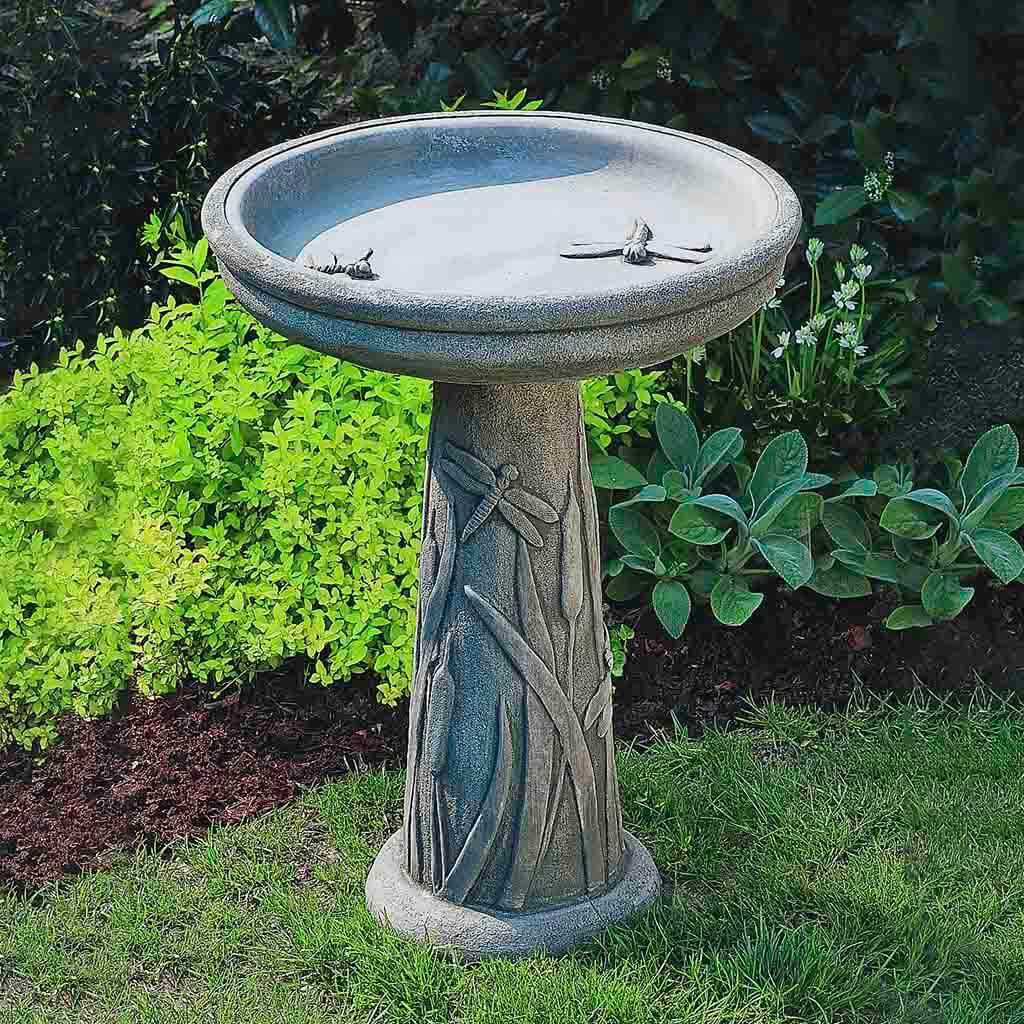 Dragonfly Birdbath