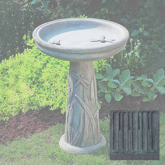 Dragonfly Birdbath