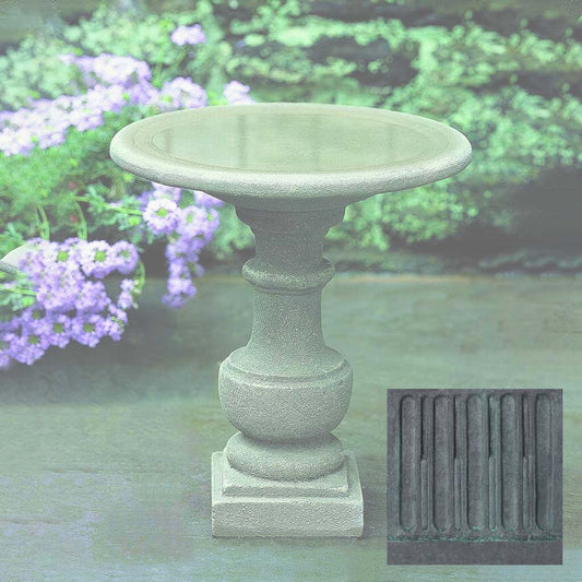 Siena Birdbath