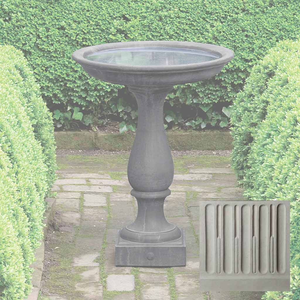 Williamsburg Candlestand Birdbath