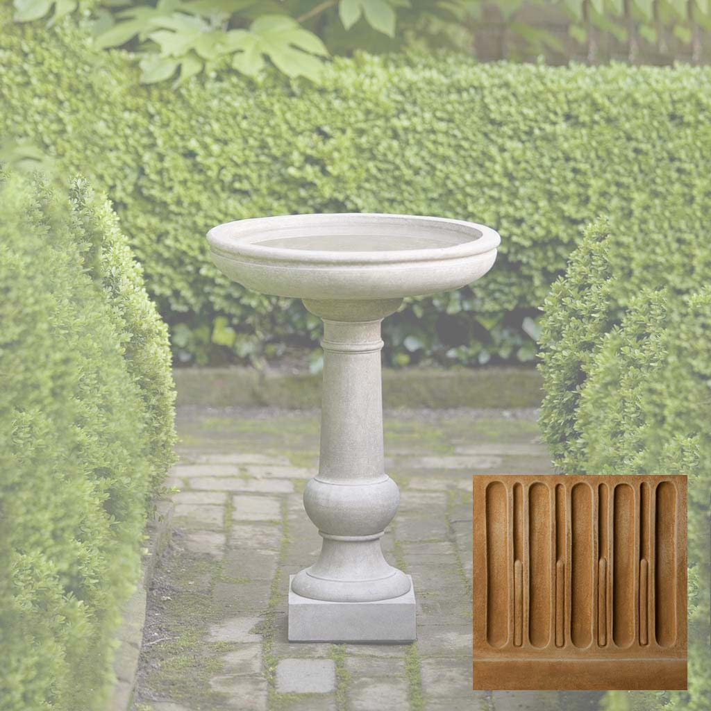 Williamsburg Tea Table Birdbath
