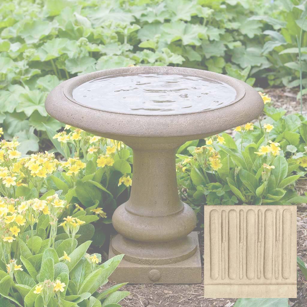Williamsburg Summer House Birdbath