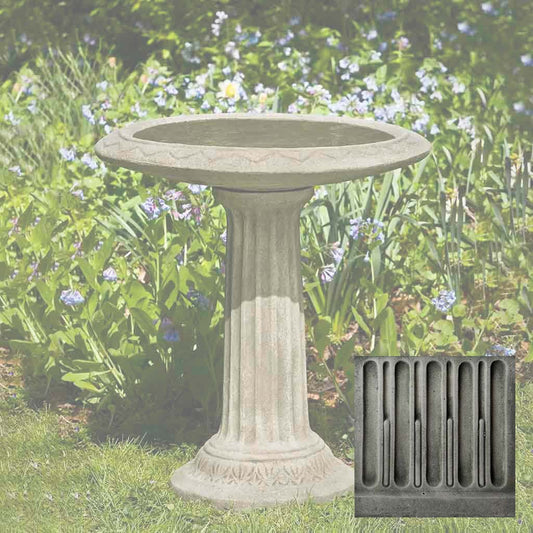 Cottage Garden Birdbath