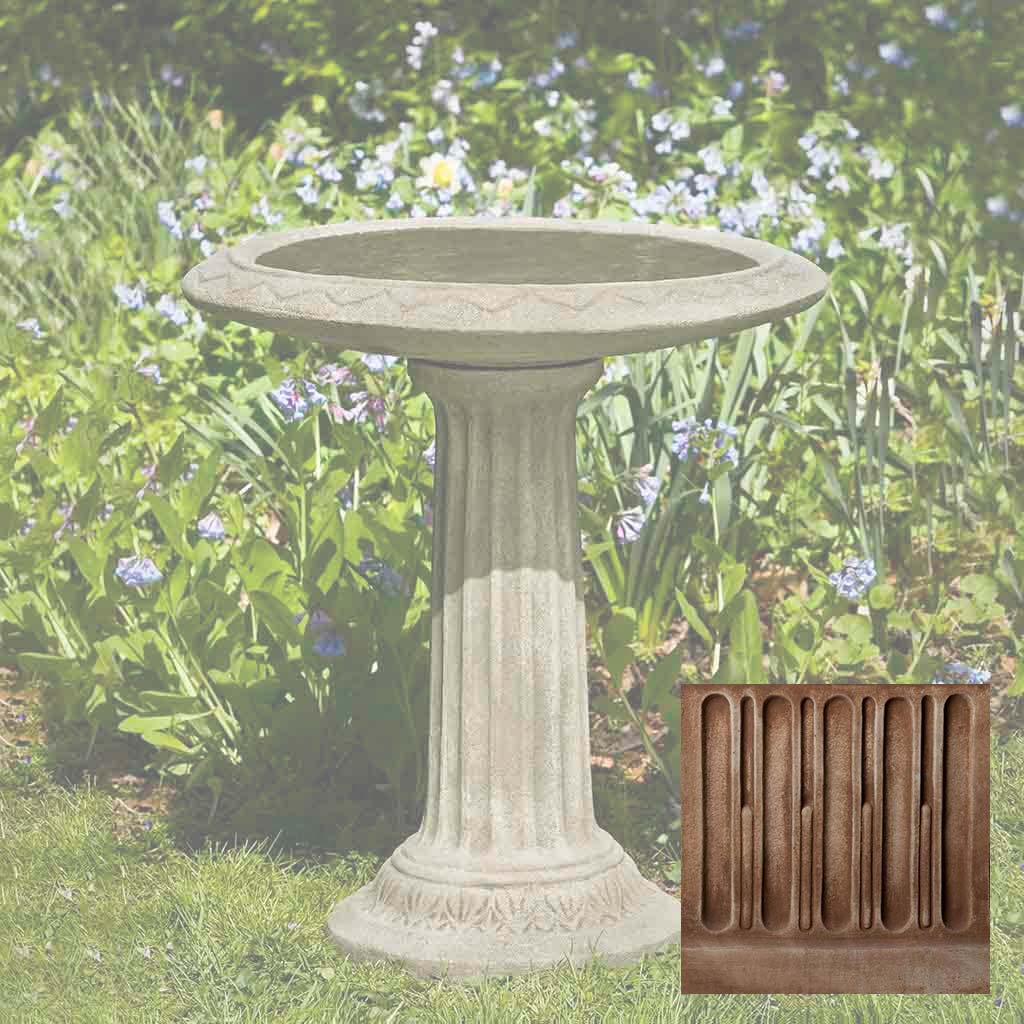 Cottage Garden Birdbath