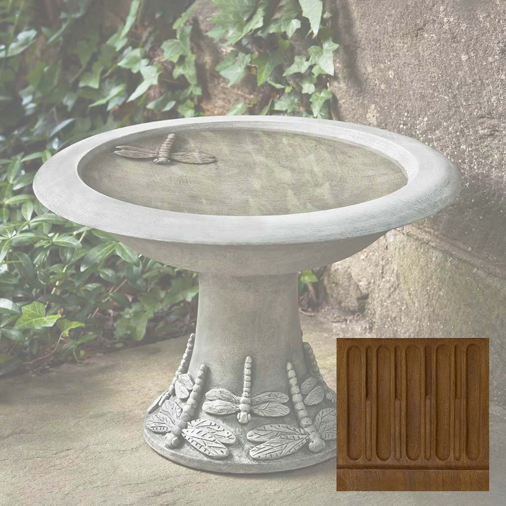 Dragonfly Birdbath Small