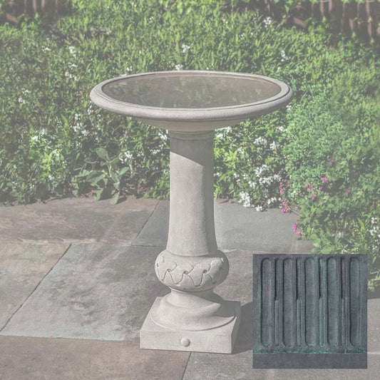 Williamsburg Knot Garden Birdbath