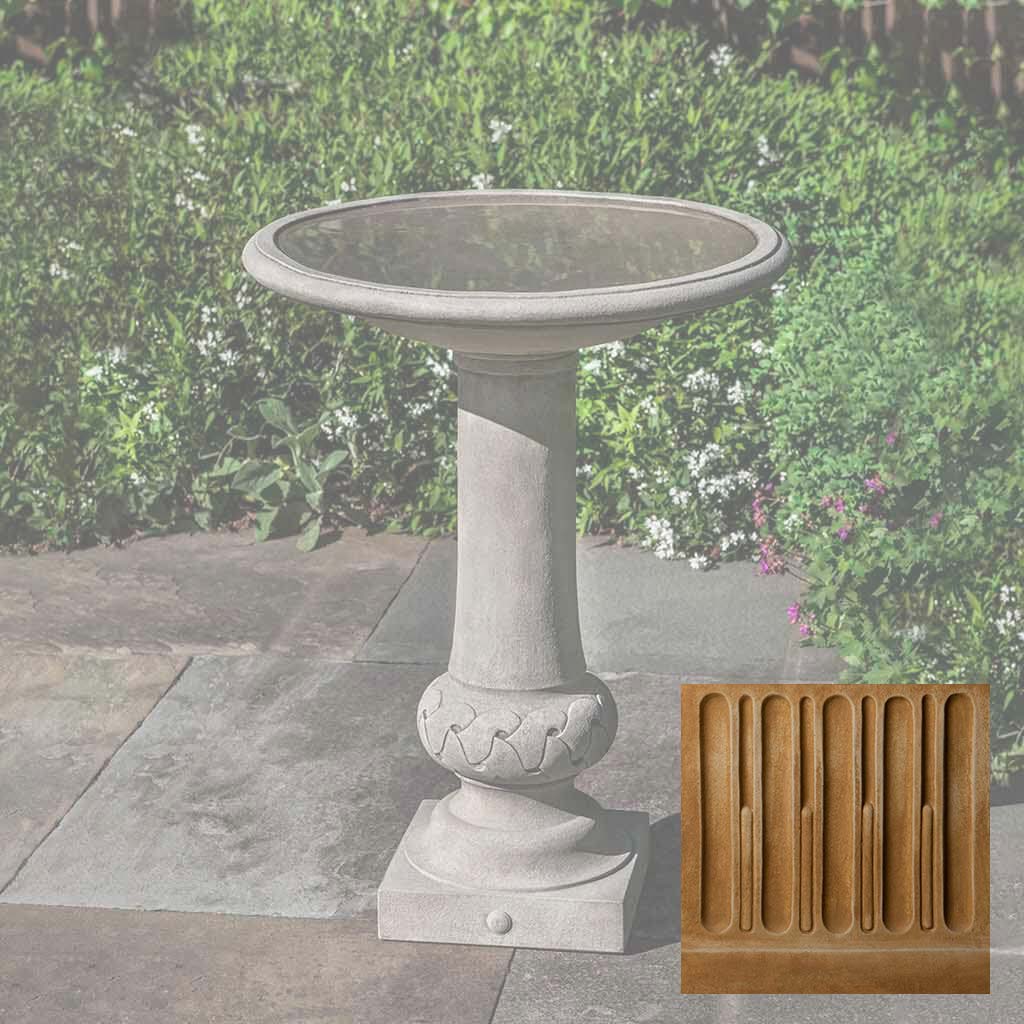 Williamsburg Knot Garden Birdbath