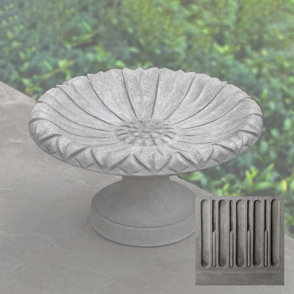 Lotus Birdbath, Small
