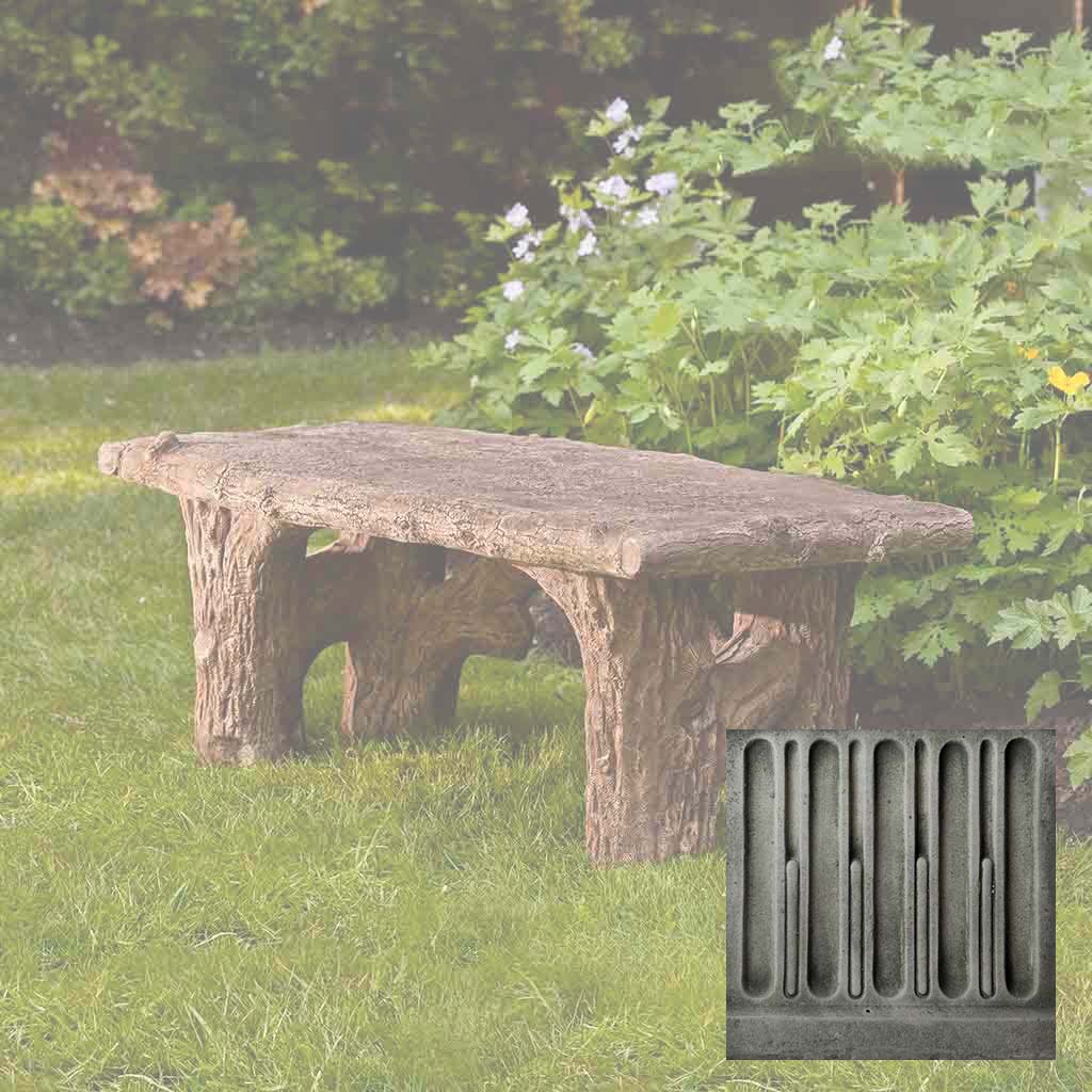 Faux Bois Bench