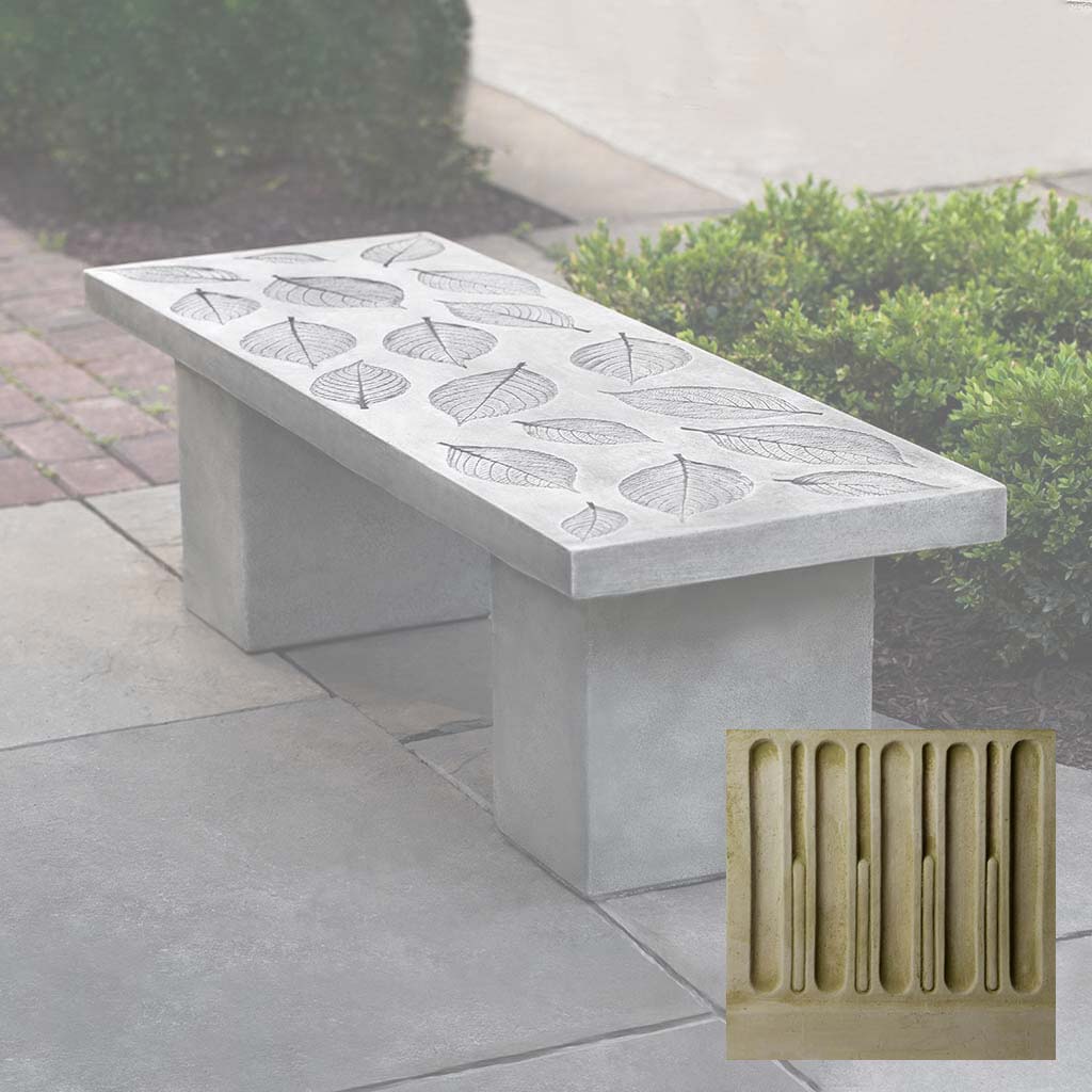 Hydrangea Leaf Bench