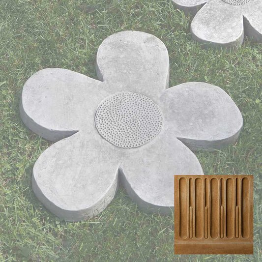 Flower Power Stepping Stone, Lrg