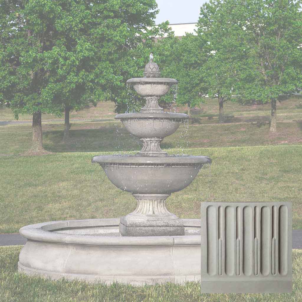 Fonthill Fountain in Basin