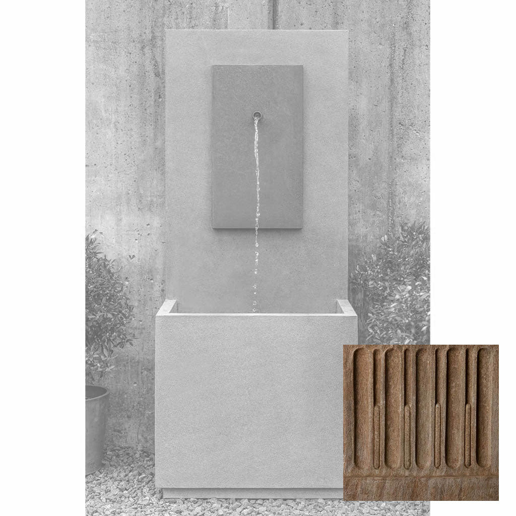 MC-1 Fountain - Corten Steel Face