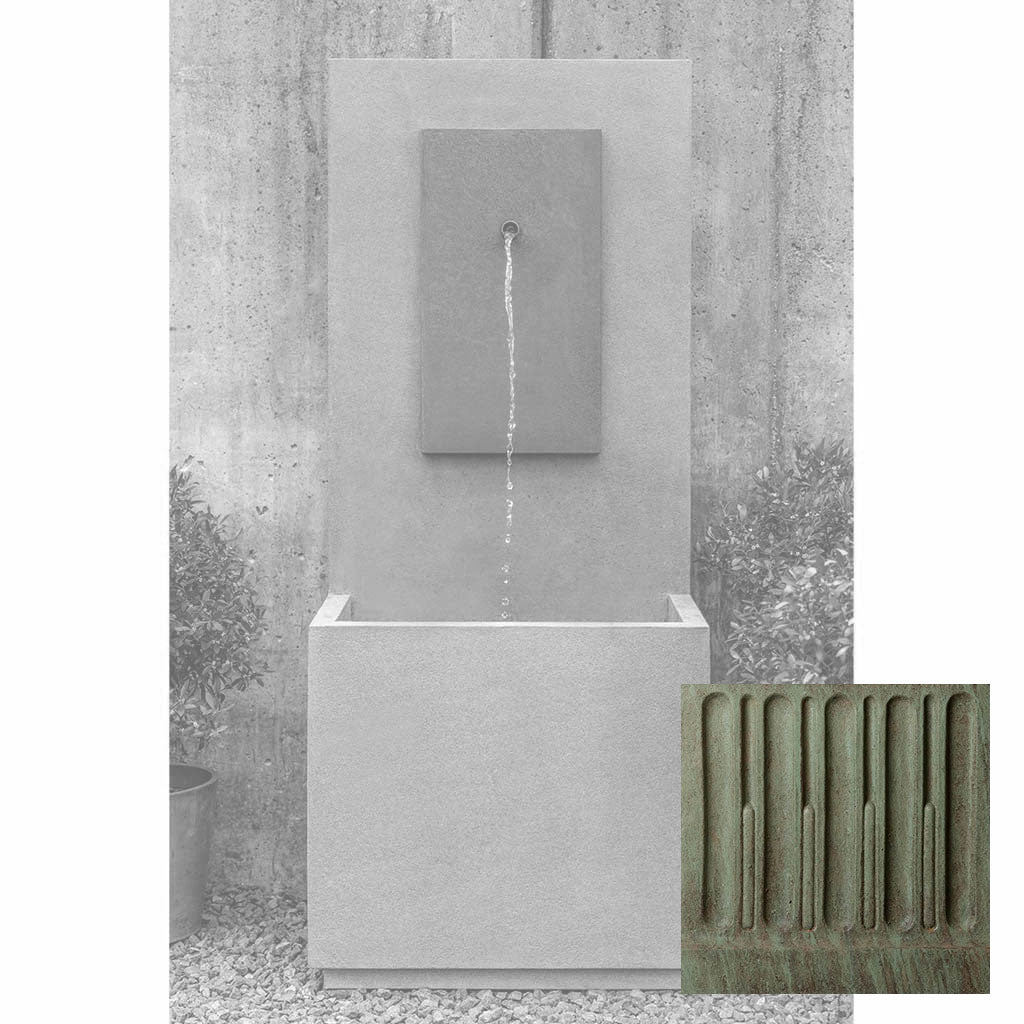 MC-1 Fountain - Corten Steel Face