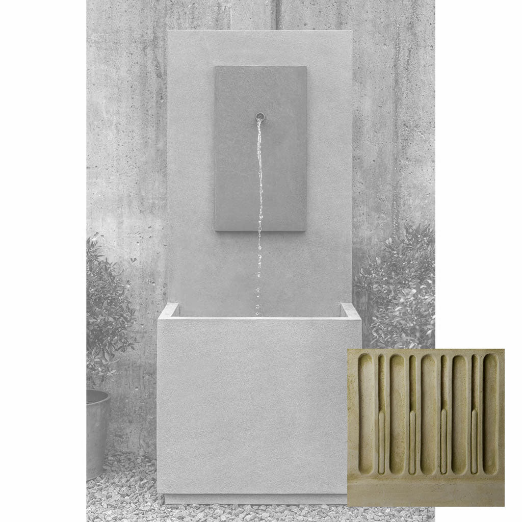 MC-1 Fountain - Corten Steel Face