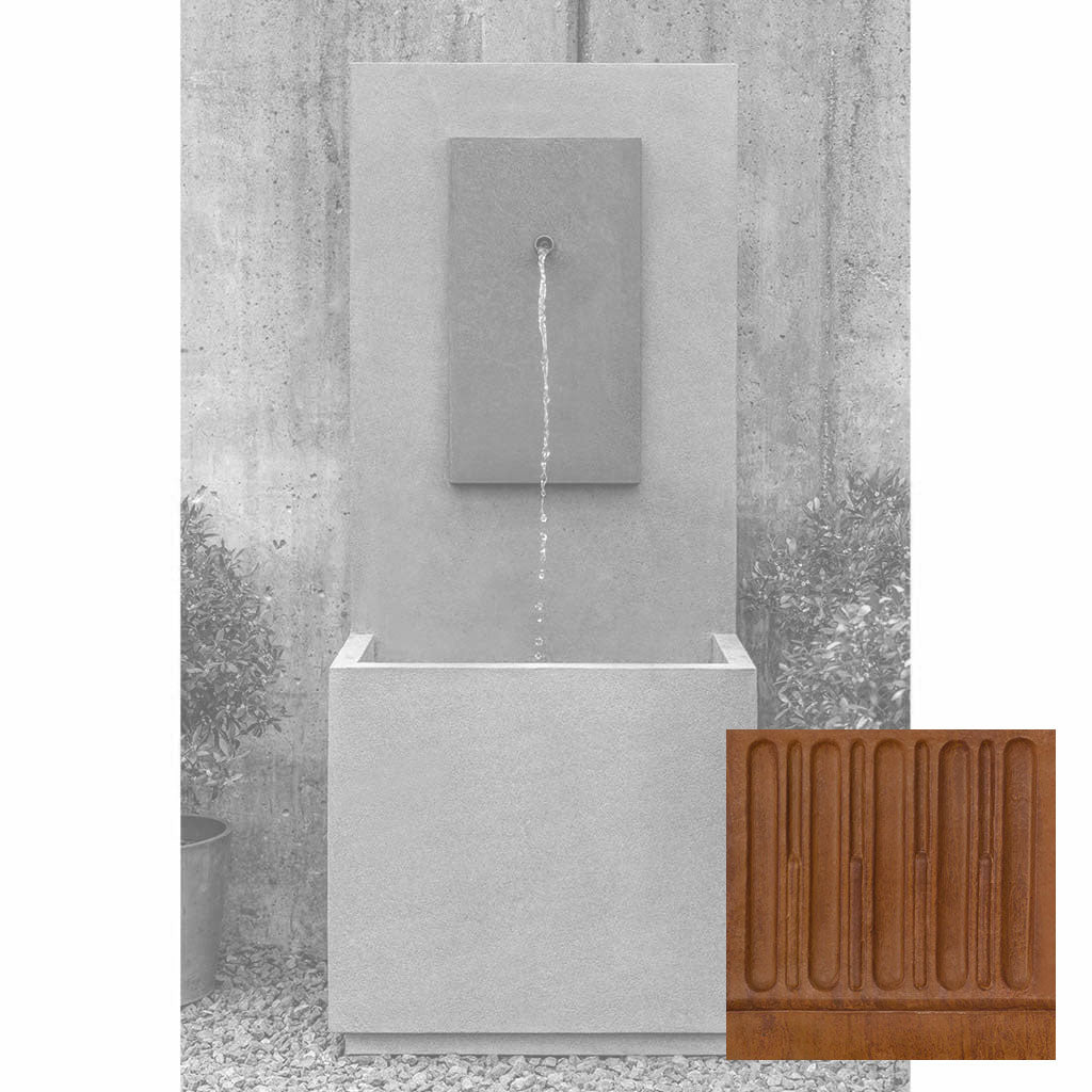 MC-1 Fountain - Corten Steel Face