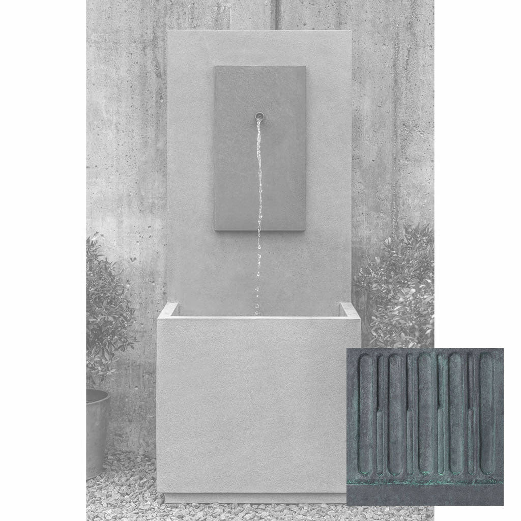 MC-1 Fountain - Corten Steel Face