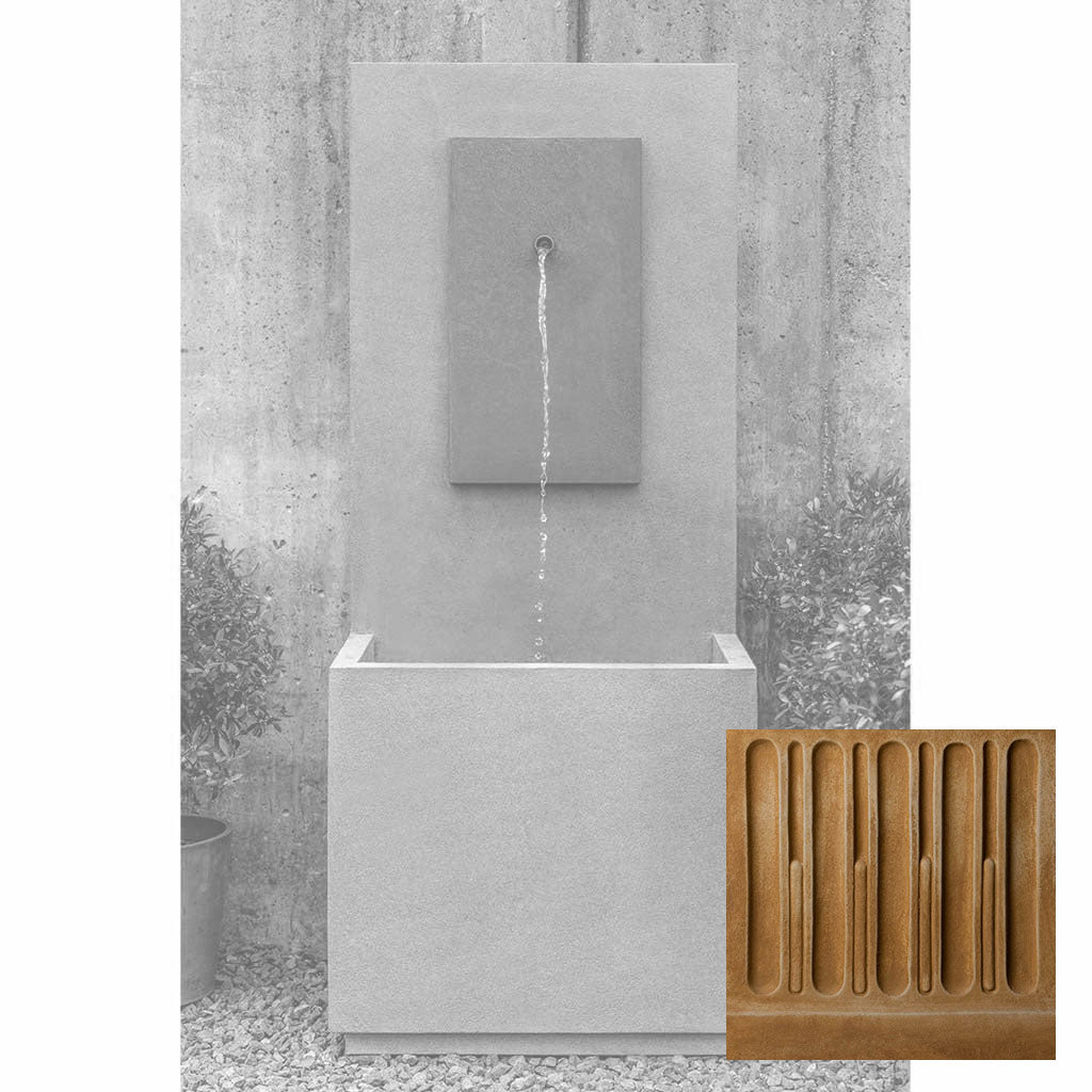 MC-1 Fountain - Corten Steel Face