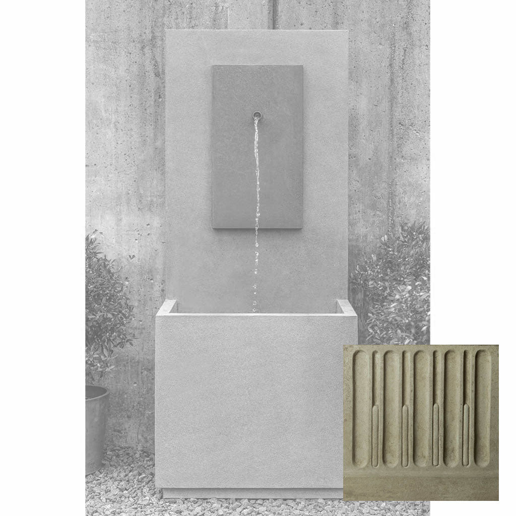 MC-1 Fountain - Corten Steel Face