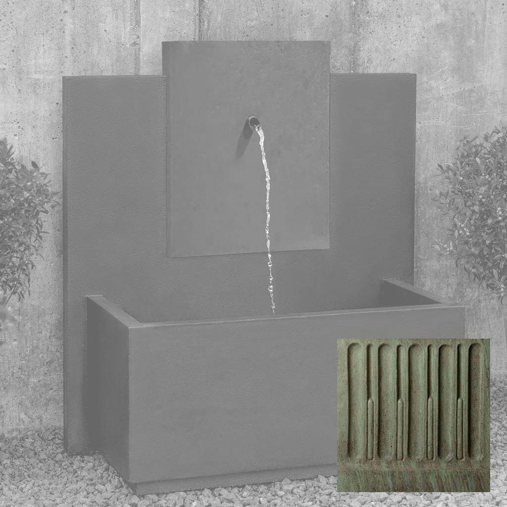 MC-3 Fountain - Corten Steel Face