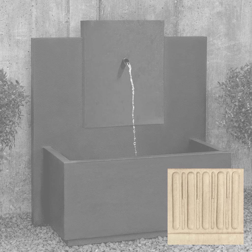 MC-3 Fountain - Corten Steel Face