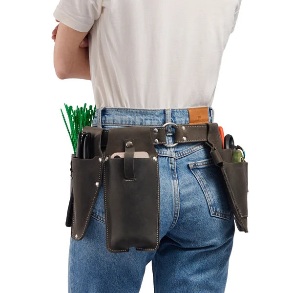 Adjustable Garden Belt — Leather Tool Belt