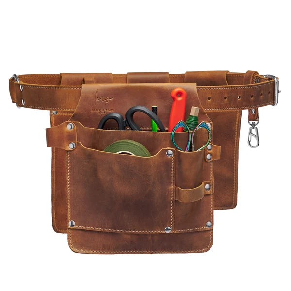 Adjustable Garden Belt — Leather Tool Belt