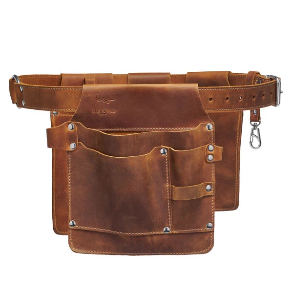 Adjustable Garden Belt — Leather Tool Belt