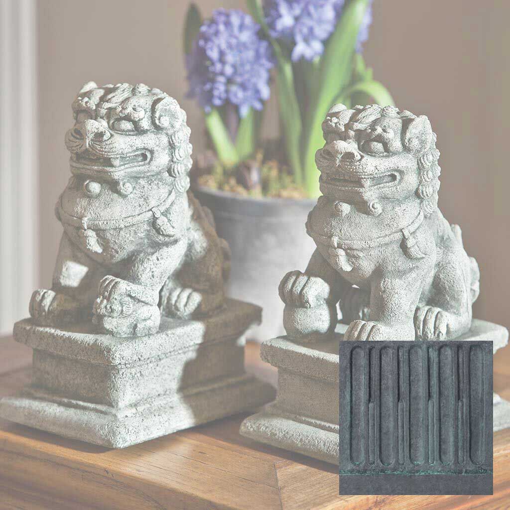 Sm Temple Foo Dog Lt and Rt