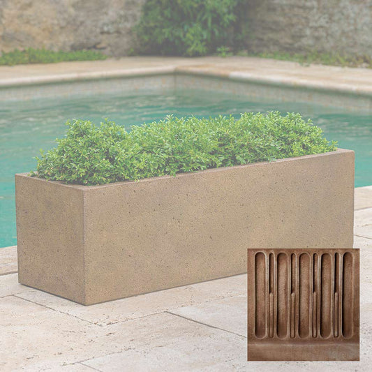 Textured Trough Planter