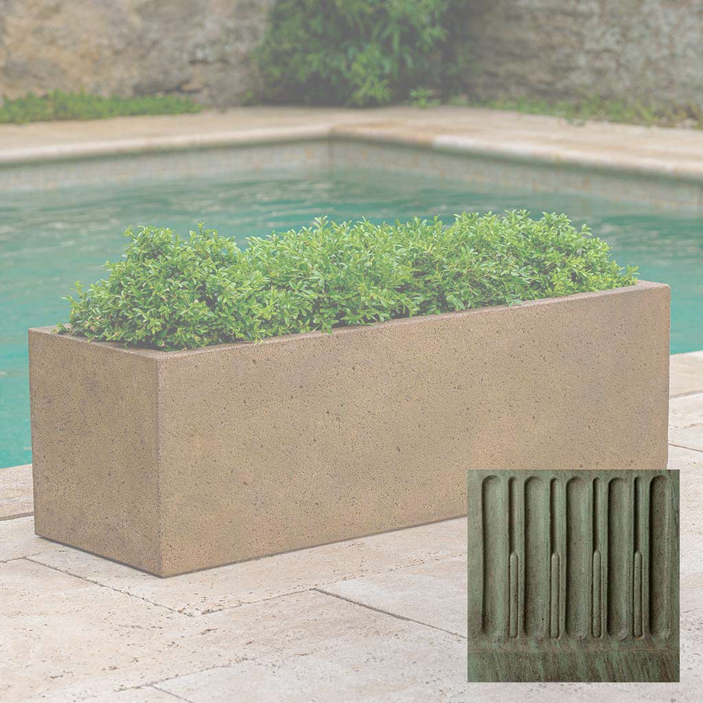Textured Trough Planter