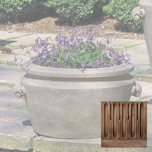 Scroll Handle Tub Planter
