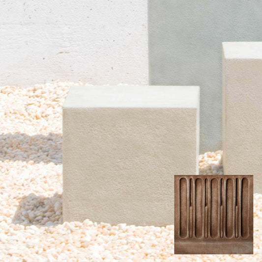 Short Square Textured Pedestal