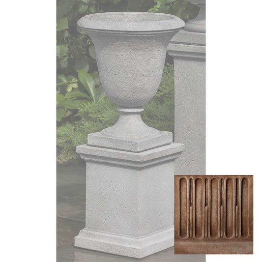 Linwood Urn w/ Low Wolcott Ped